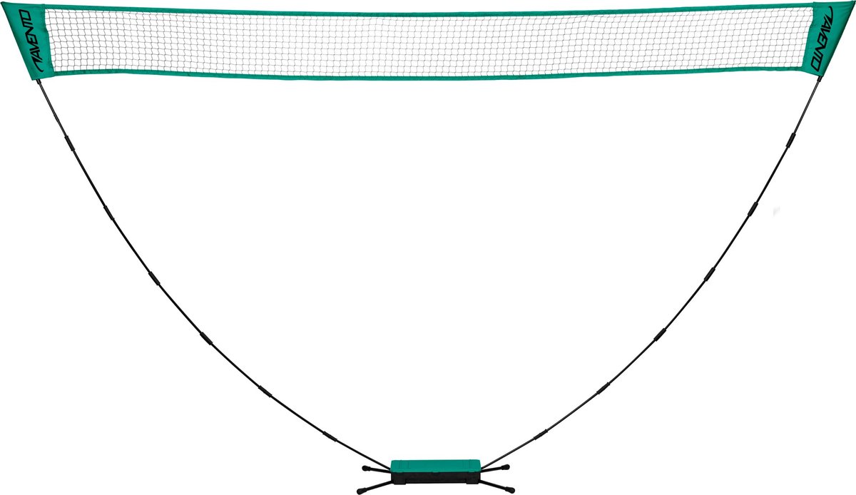 Avento Badmintonnet in Box - Groen/Zwart - Net 270 x 23 cm - Hoogte 150 cm - Compact en Lichtgewicht