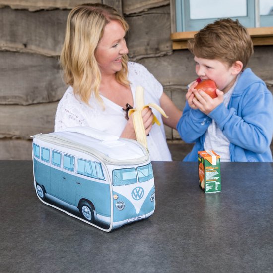 VW Collection - Volkswagen T1 Bulli Bus lunchtas - blauw van VW Collection — afbeelding 5