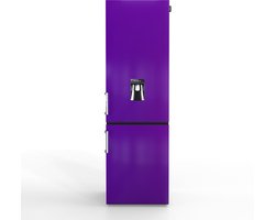 Nunki Large H2O – Koel-vriescombinatie – Waterdispenser – E-klasse – 268 liter – Front Plum Explosion Gloss