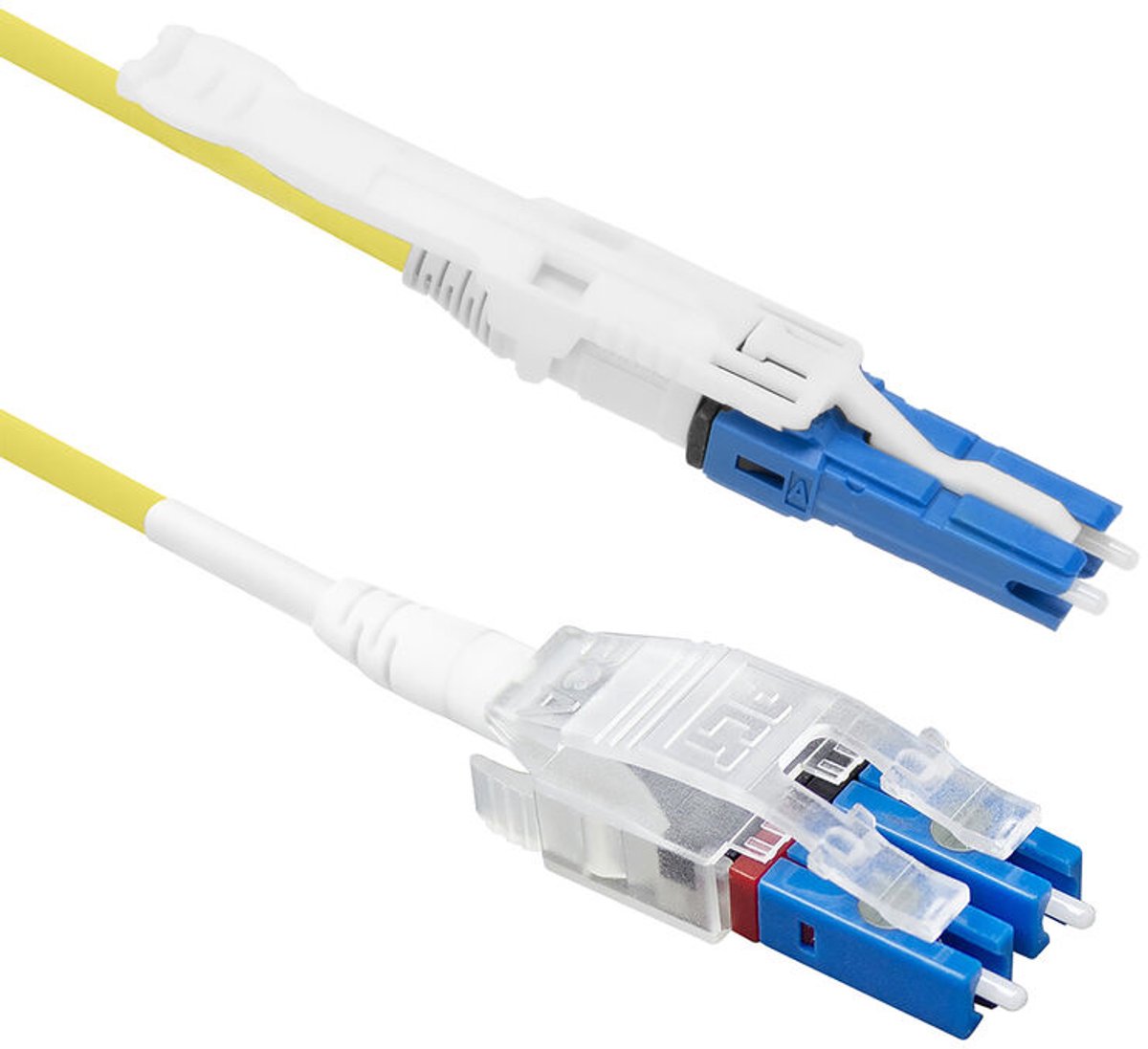 ACT RL1107 Glasvezel Patchkabel | Singlemode 9/125 OS2 Polarity Twist uniboot duplex | CS - LC connectoren | 7 meter