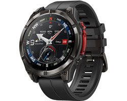 Zeblaze Stratos 4 Pro Smartwatch - Offline kaartnavigatie - GPS - Slaapmonitor - Belfunctie - LED Zaklamp - 170+ Sportmodi- 5ATM - Hartslag/Slaapmeter/SpO2 - IOS & Android - Zwart