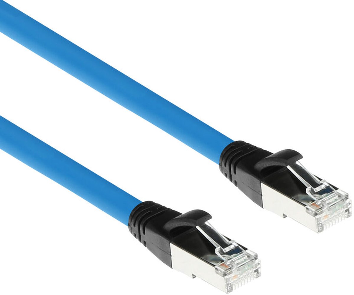 ACT SC4800 Industriële Profinet Kabel | RJ45 Male naar RJ45 Male | Superflex CAT6A SF/UTP TPE Kabel | Afgeschermd | IP67 | 15 cm
