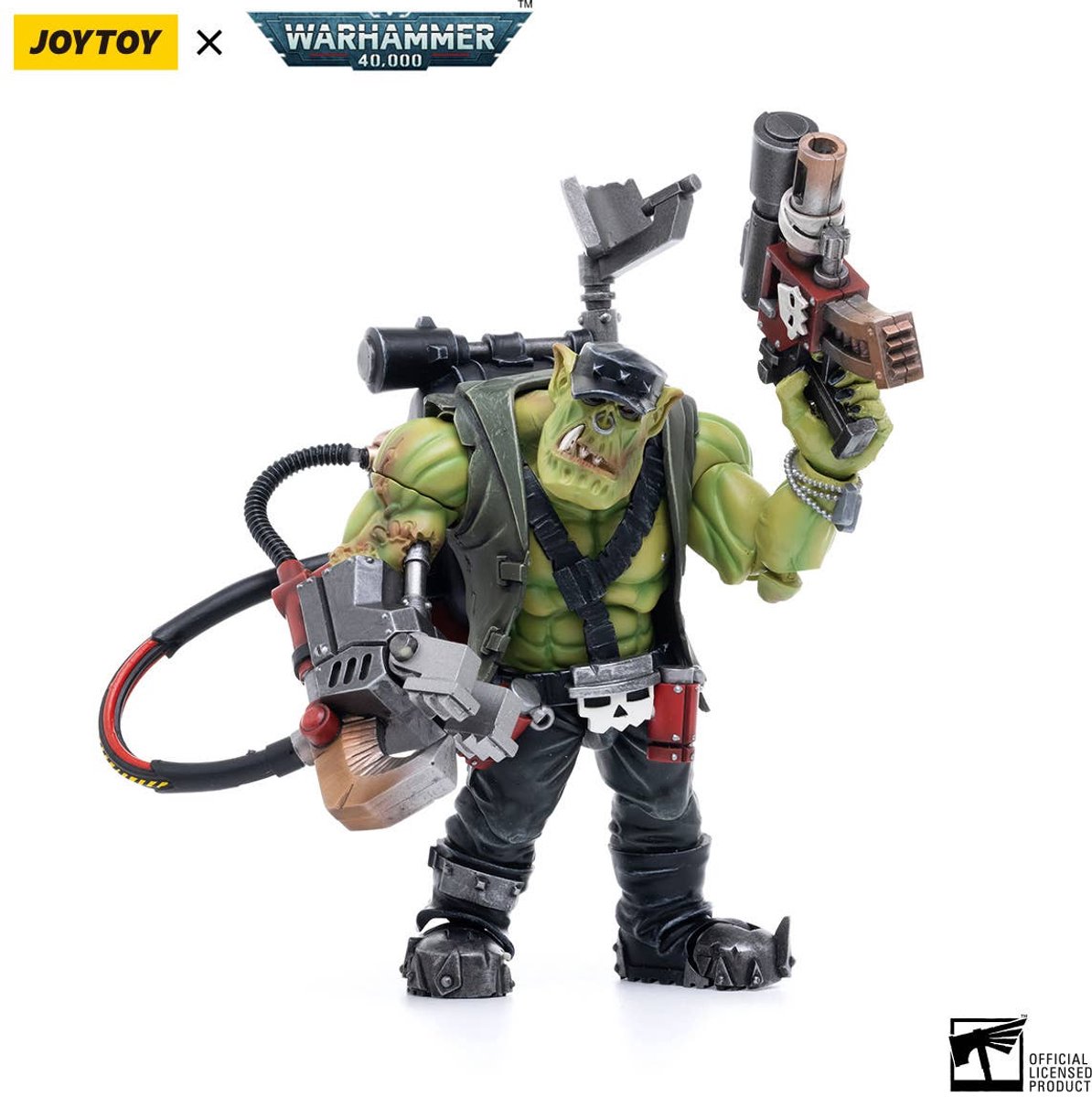 1/18 Ork Kommandos Nob Nazbog - Gedetailleerd Verzamelobject
