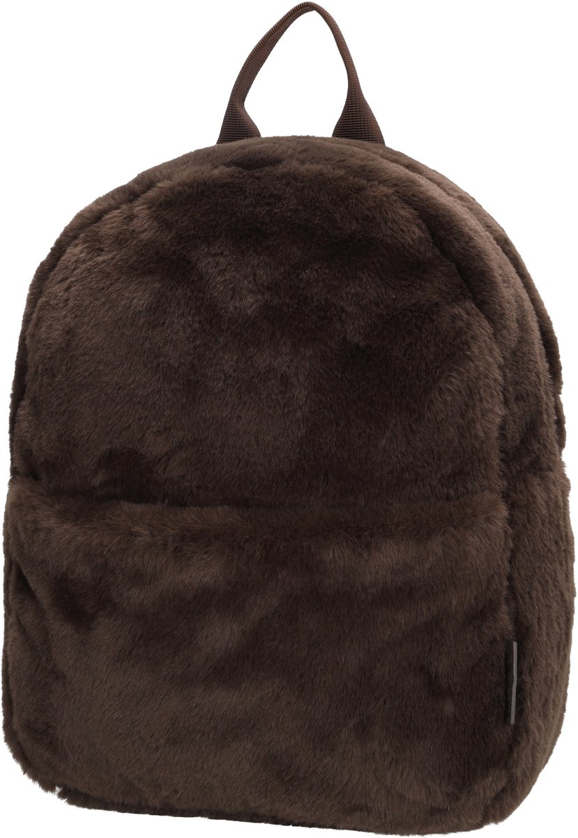 Beagles Barakaldo Rugzak - Bontlook - Ritssluiting - Flessenhouders - Dames Rugtas - Trendy Rugzak - Daypack - Donkerbruin