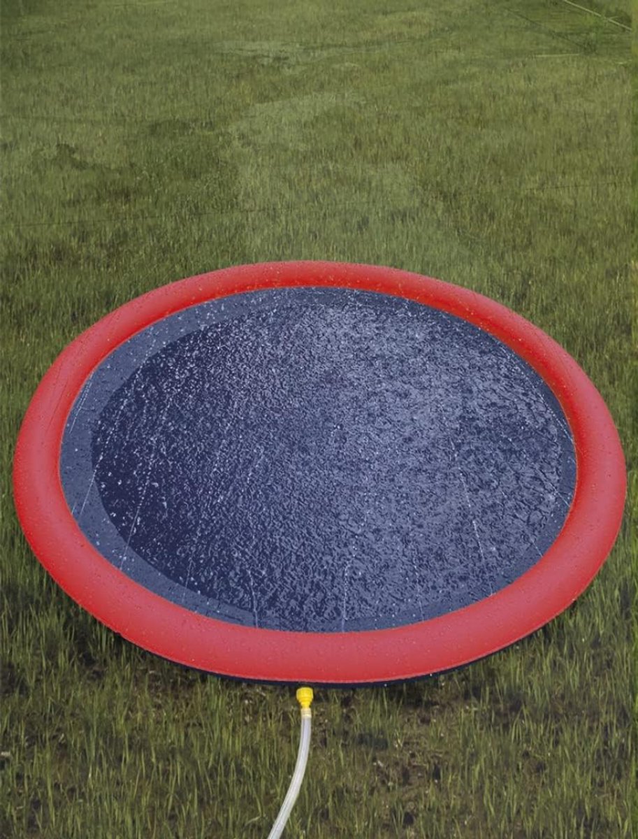 ZMR® Hondenzwembad - Hondenzwembaden - Hondenzwembad Opvouwbaar - Blauw/Rood - 19cm x 15cm x 7cm