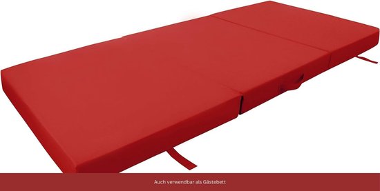 Vouwmatras Senior - Logeerbed Kruk - Extra Zitplaats - Wasbare Hoes - 195x85x10 cm - Zwart — afbeelding 5