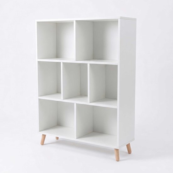 VDD - Kast - Vakkenkast - Wand meubel - Opbergkast - Wit