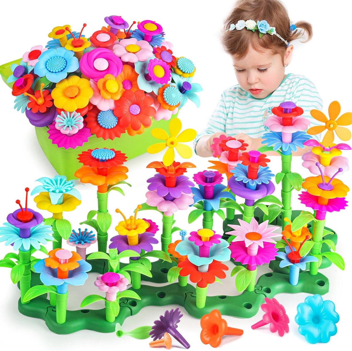 LifeVibe® Educatief Bloemen Speelgoed - Sensorisch Kinderspeelgoed - Leerzaam Cadeau