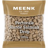 Meenk Pectorale Harde Salmiak Drop - 1 Kilo - Oud-Hollandse Menthol & Salmiak Drop