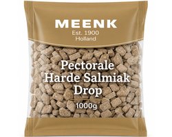 Meenk Pectorale Harde Salmiak Drop - 1 Kilo - Oud-Hollandse Menthol & Salmiak Drop