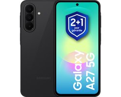 Samsung Galaxy A27 5G - 256GB - Black +1 jaar extra garantie