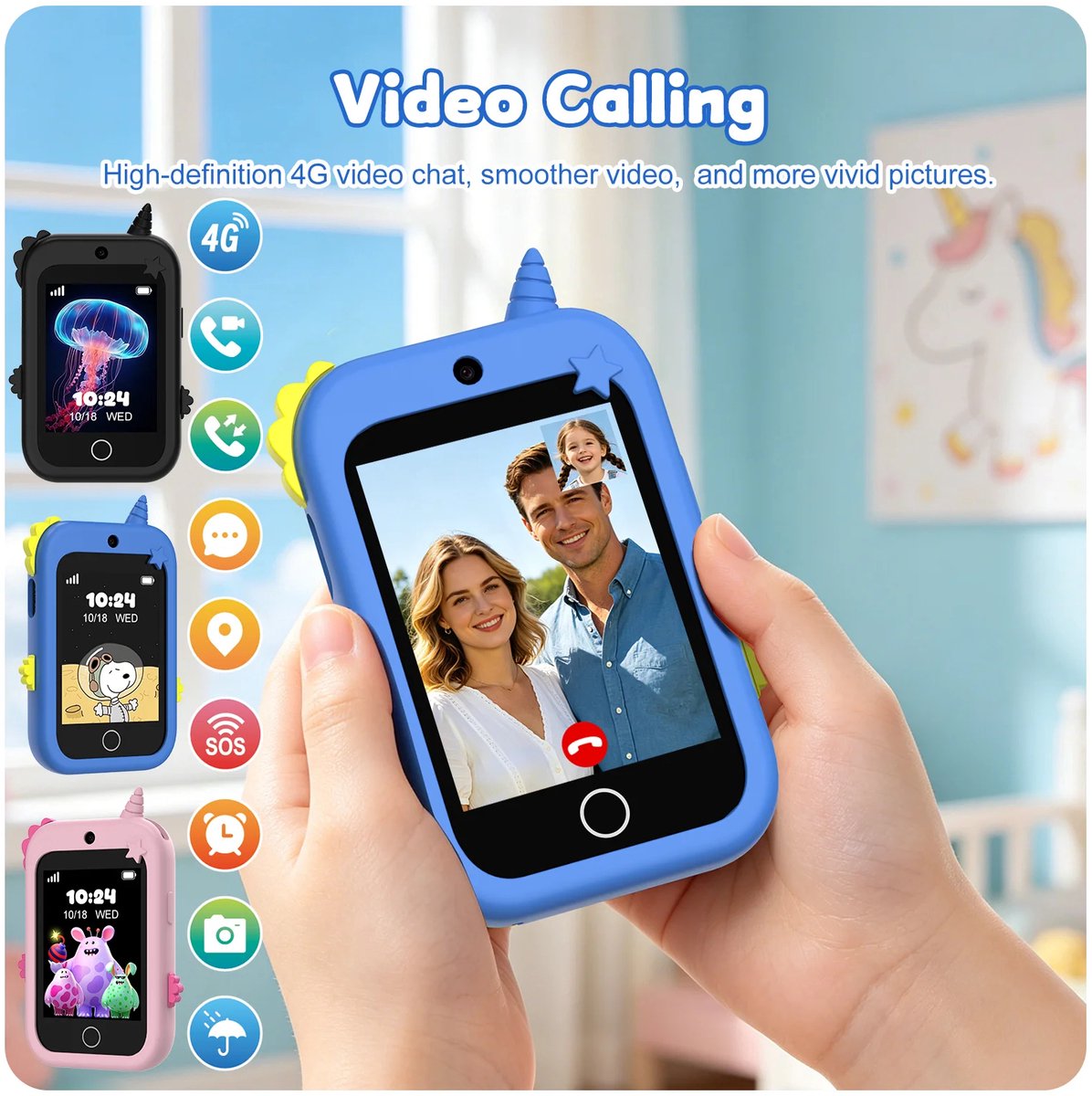 Xcruiser Kindersmartphone Met gps tracker kids phone met gps tracker
