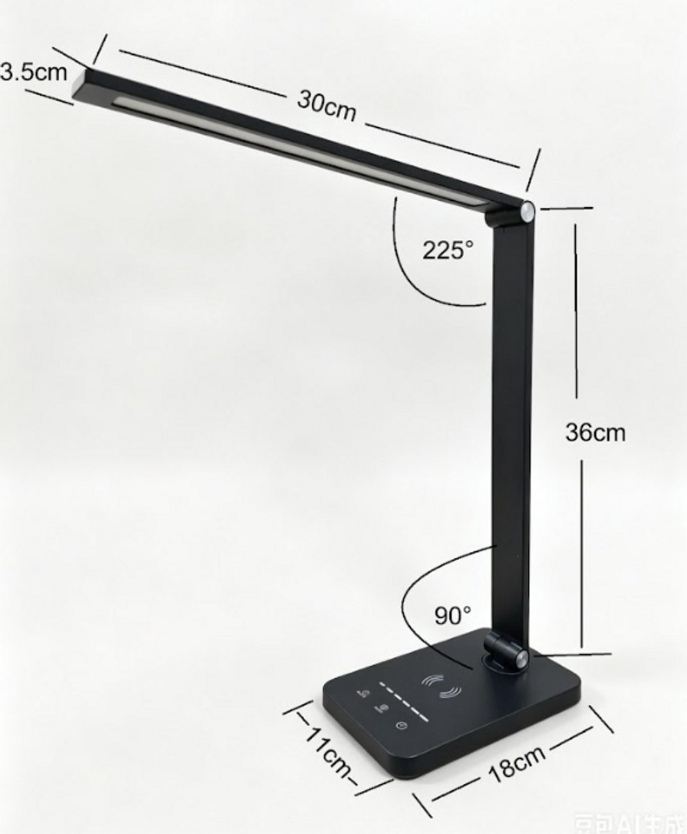 Bureaulamp Enkel - LED Bureaulampje Dimbaar