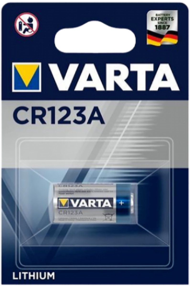 VARTA CR123A lithium batterij