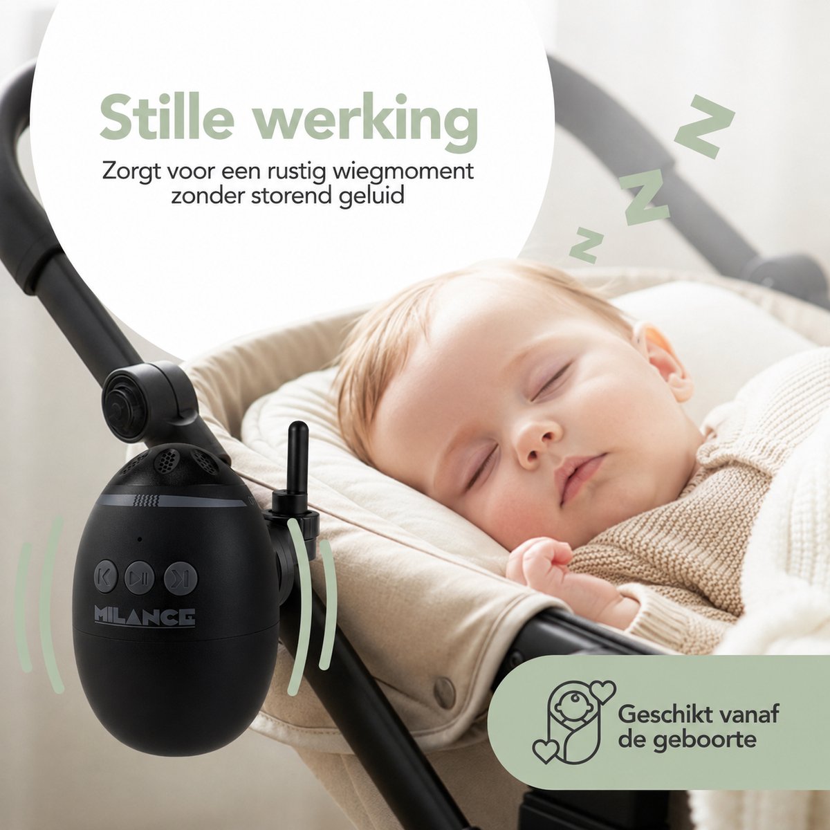 Oplaadbare Oplaadbare Baby Rocker Wiegautomaat - afbeelding 4