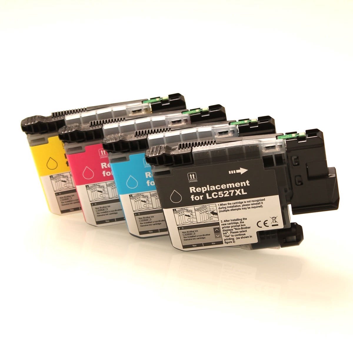 Brother - 4-Pack Inktcartridge - LC527XL - Cyaan - Huismerk - geschikt voor MFC-J4350DW, MFC-J4550DW