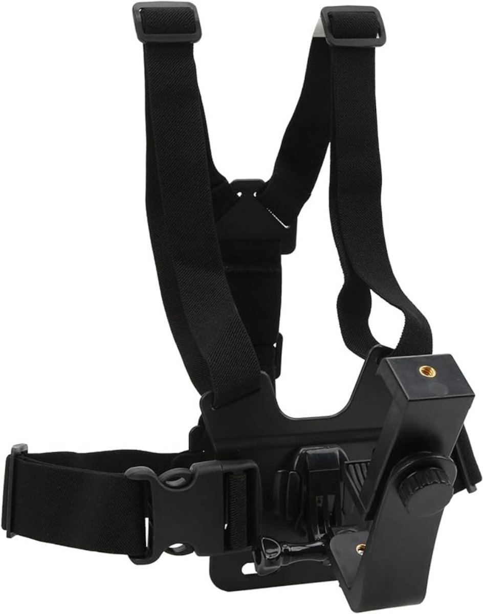 REN® Bodycam met Harnas - Bodycam Camera - Bodycam - voor Mobiele Telefoon- Zwart- 21cmx 15cm x 5 cm; 235 g