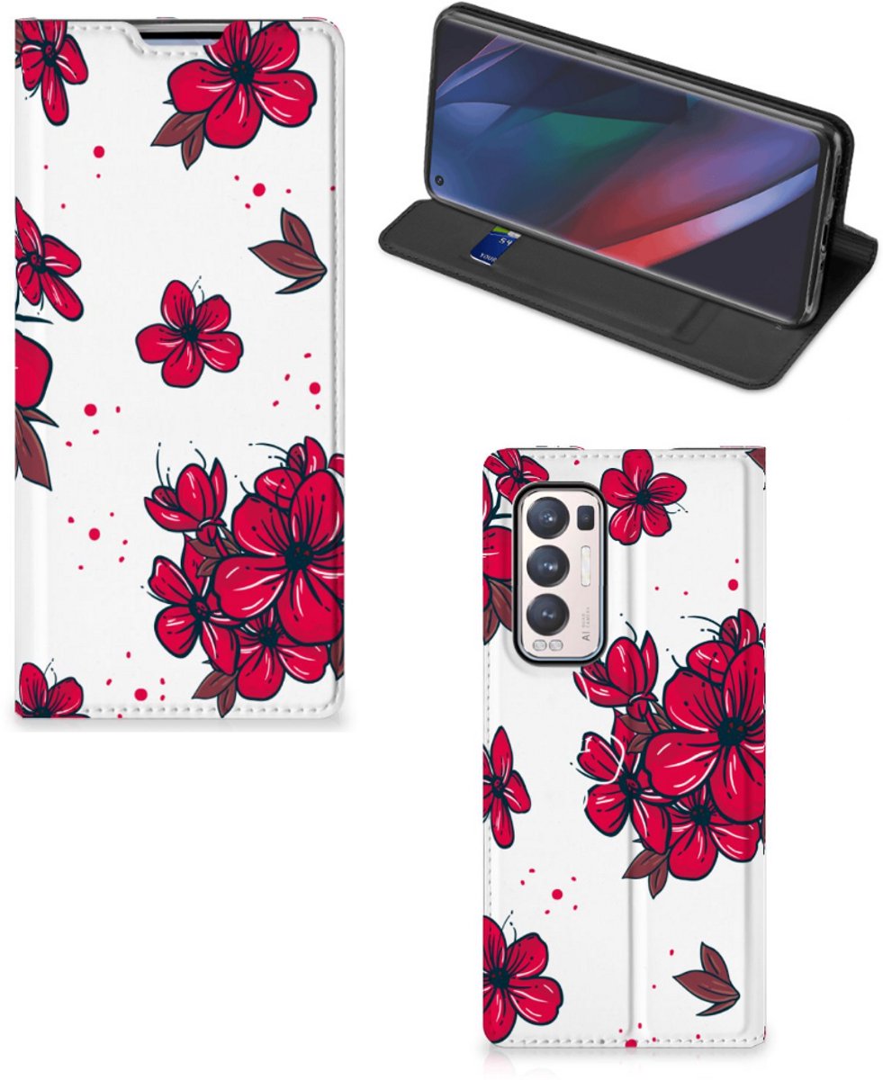 OPPO Find X3 Neo Smart Cover Blossom Red