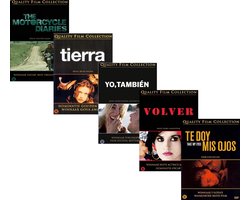 Quality Film Collection 5 Spaanse dvd set: Te doy Mis Ojos, Volver, Yo Tambien, Tierra, Moter cucle diaries