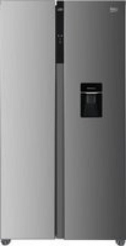 Beko Amerikaanse koelkast 532 L no-frost side-by-side inox waterdispenser CoolRoom® FreezerGuard