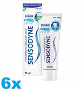 Dentifrice Sensodyne Réparateur et Protecteur Menthe Cool - 6 x 75 ml - Pack économique