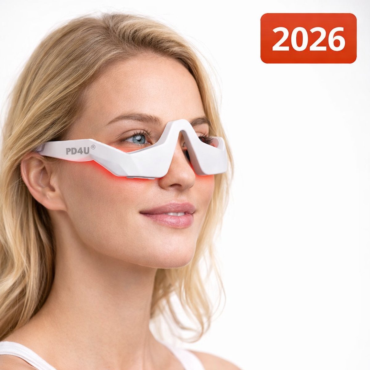 PD4U® Oogmassagebril Draadloos met Rood Licht - PD4U® - €34,95