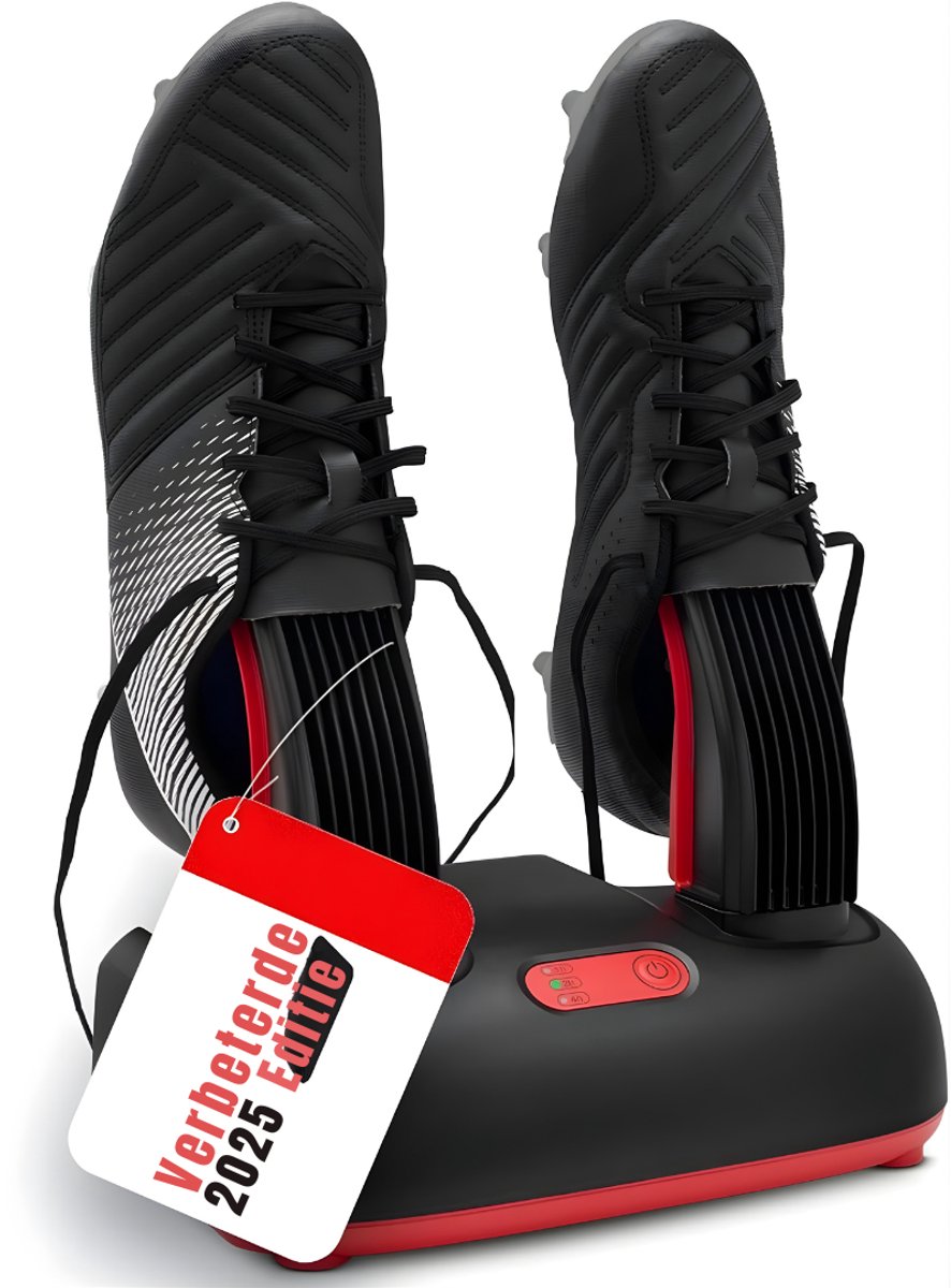REN® Schoenendroger - Shoefresh - Schoenverfrisser - Zwart/Rood - 29cm x 33cm x 18cm