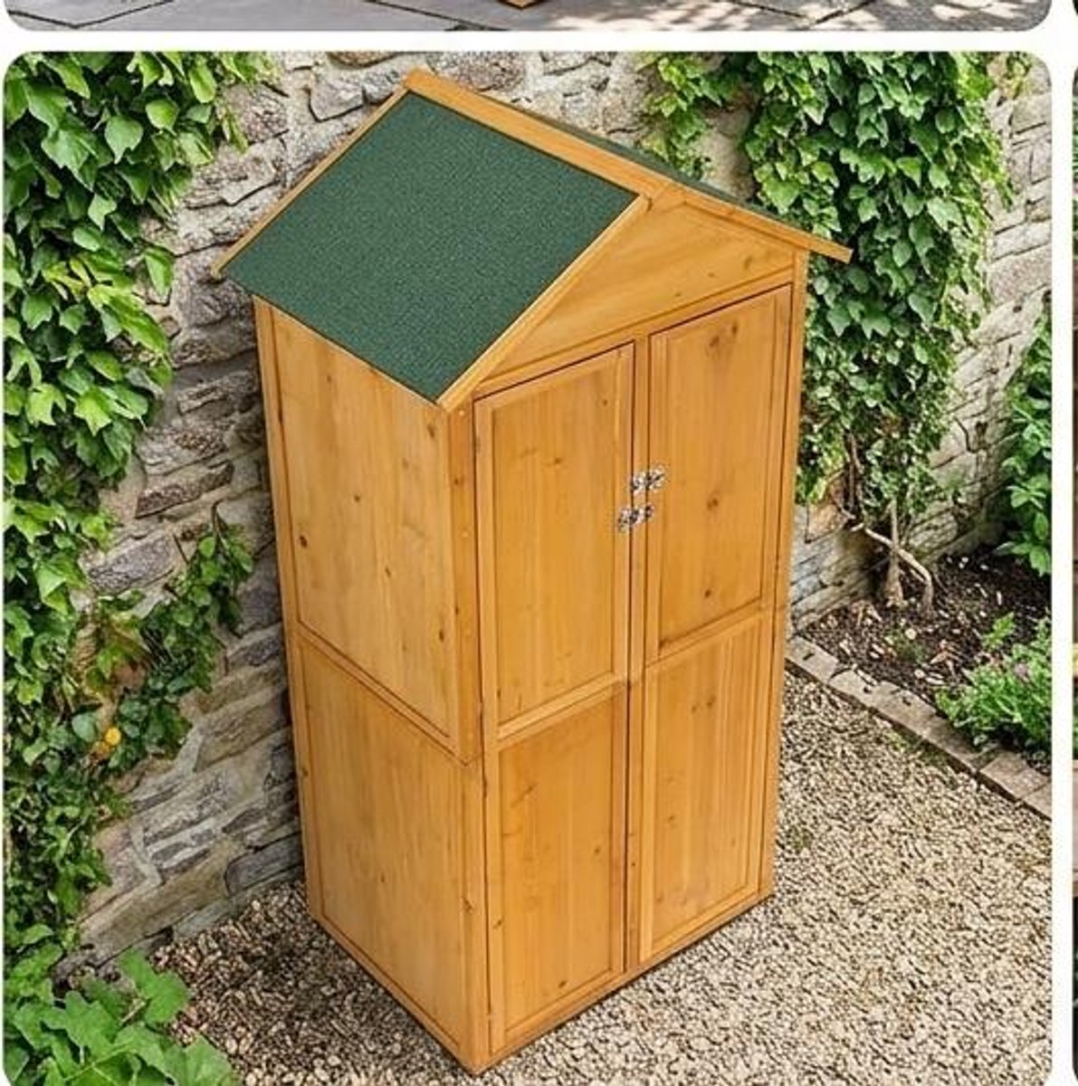 Tuinkast hout 213,5 x 80,5 - 5x60 cm - Medahomestore