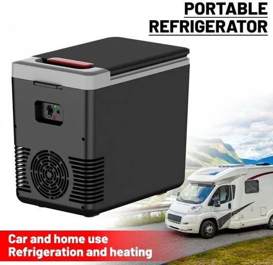 Mini Koelkast - Draagbaar - voor auto of thuis - 12V - 220V Dual-Power elektrische koeler Warmer - 10L - autokoelkast van MINI — afbeelding 5