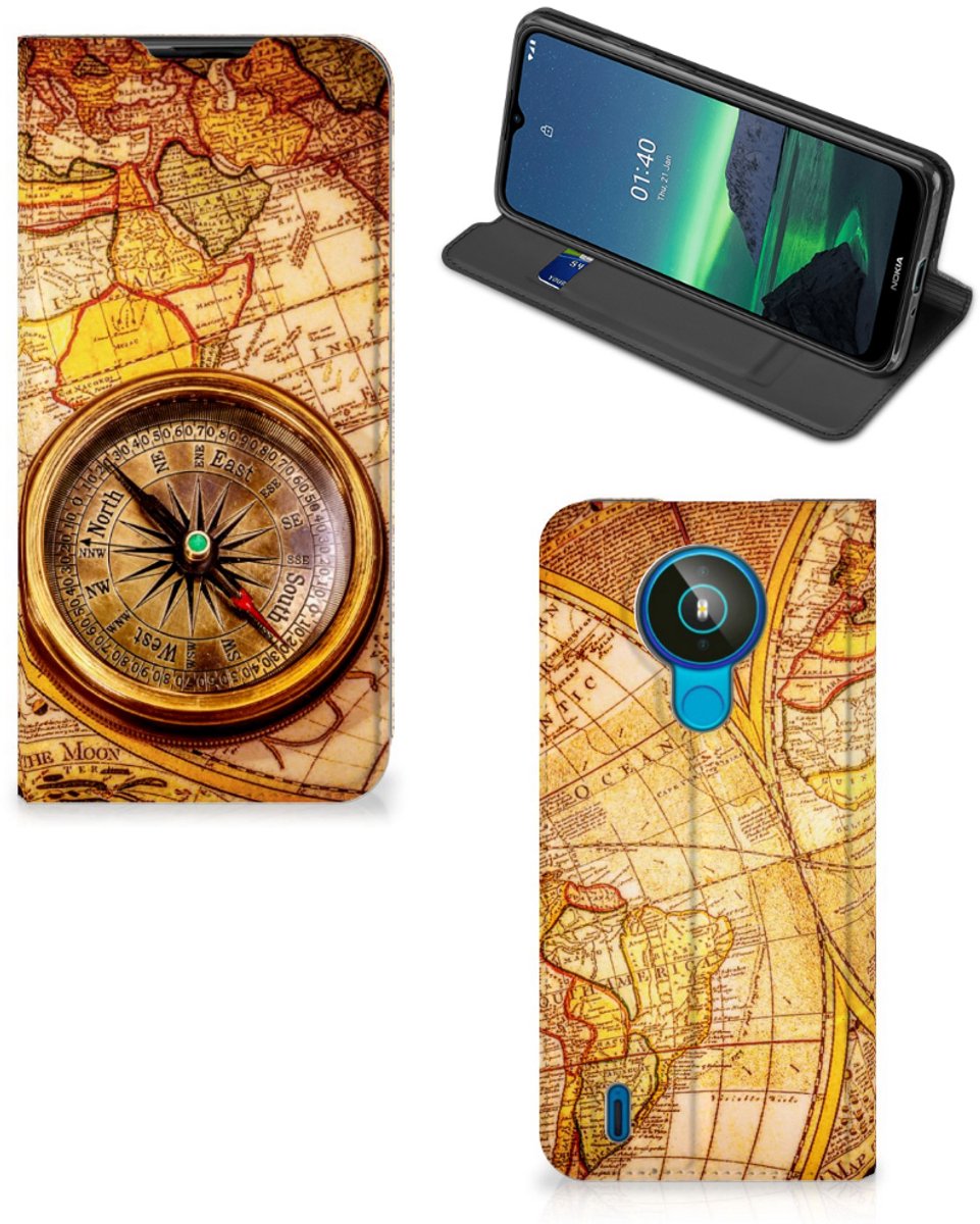Nokia 1.4 Book Cover Kompas