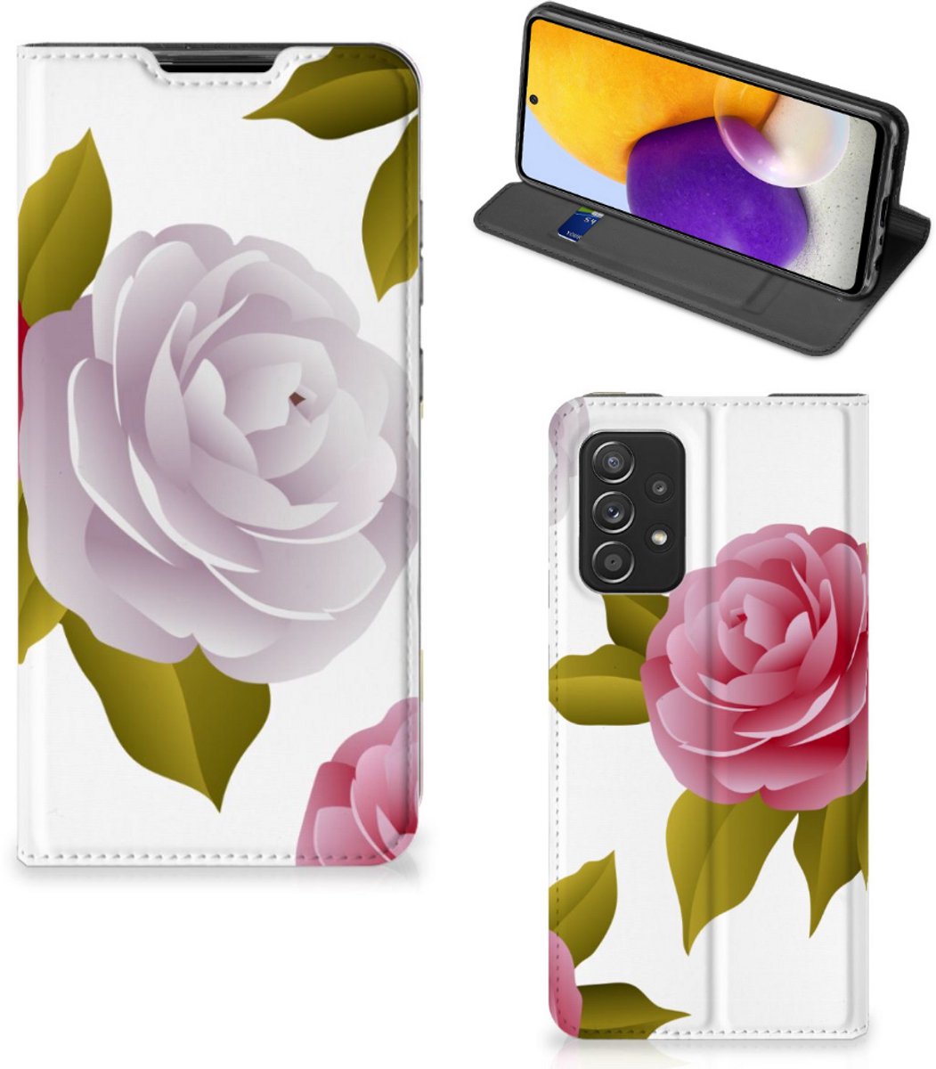 Samsung Galaxy A72 (5G/4G) Smart Cover Roses