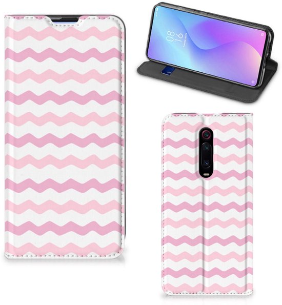 Coque Xiaomi Mi 9T Pro avec Aimant Waves Rose