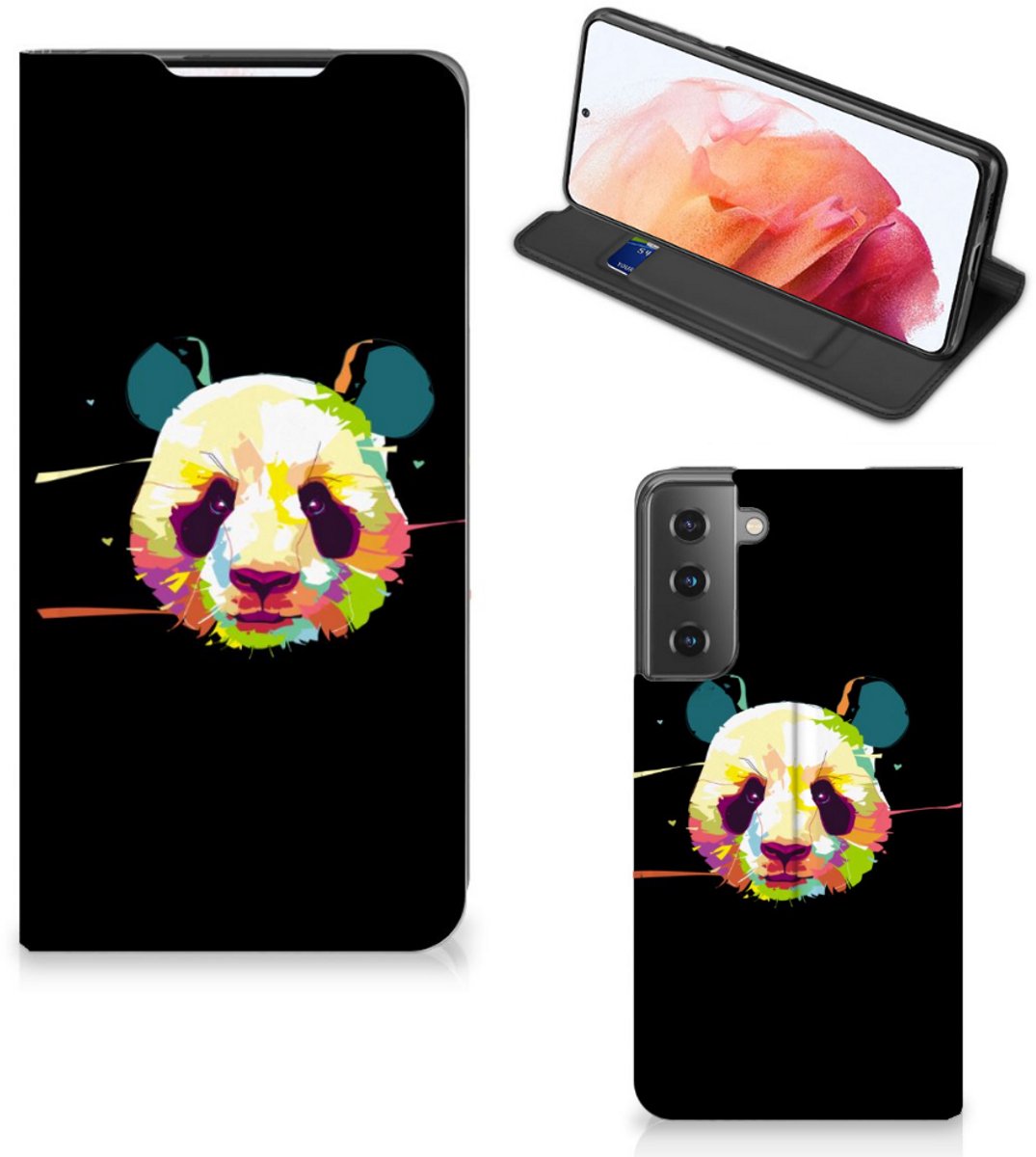 Samsung Galaxy S21 Magnet Case Panda Color