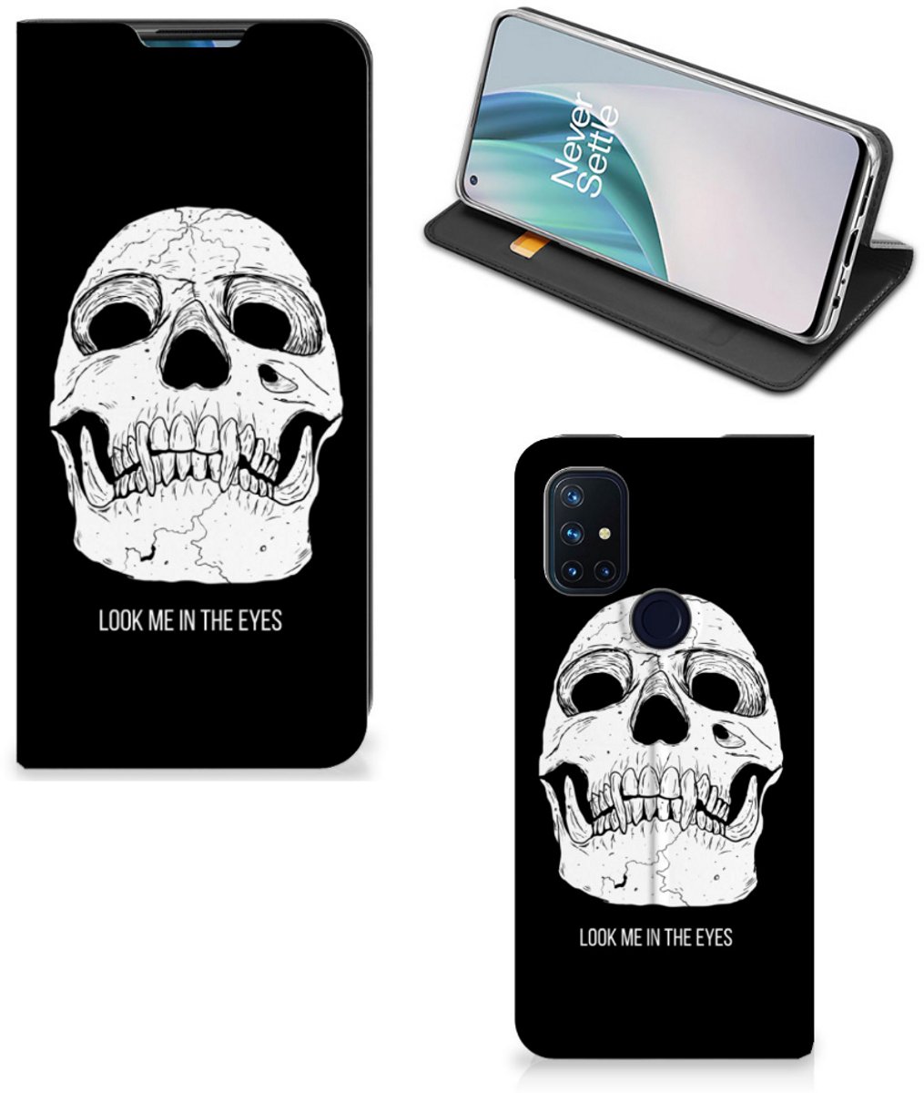 Mobiel BookCase OnePlus Nord N10 5G Skull Eyes