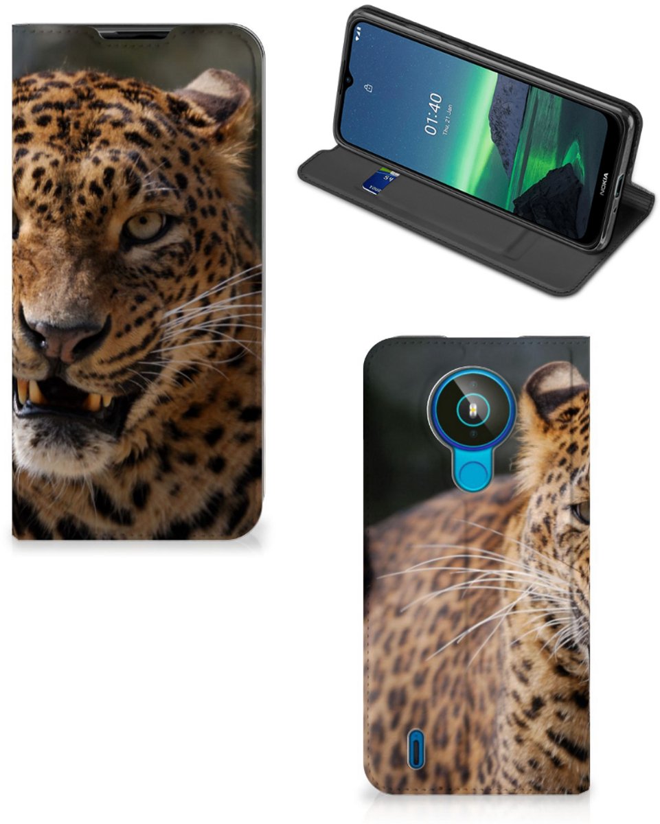 Nokia 1.4 Hoesje maken Luipaard