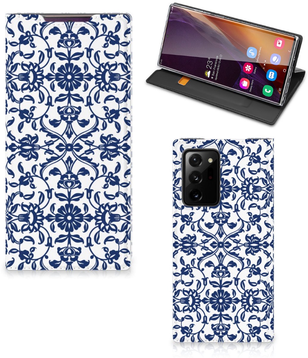 Samsung Galaxy Note 20 Ultra Smart Cover Flower Blue