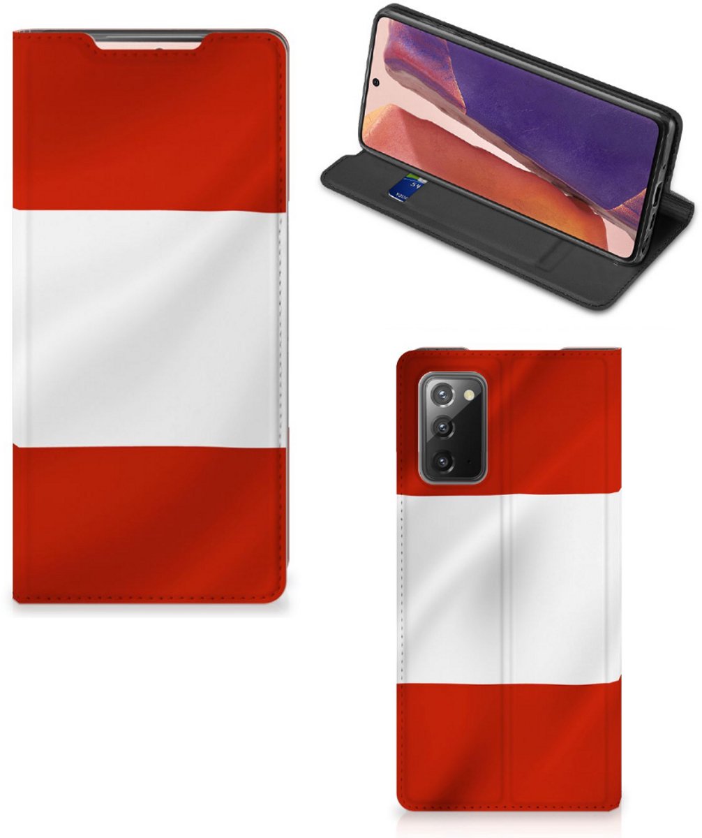 Book Case voor Samsung Galaxy Note20 Standcase Oostenrijk