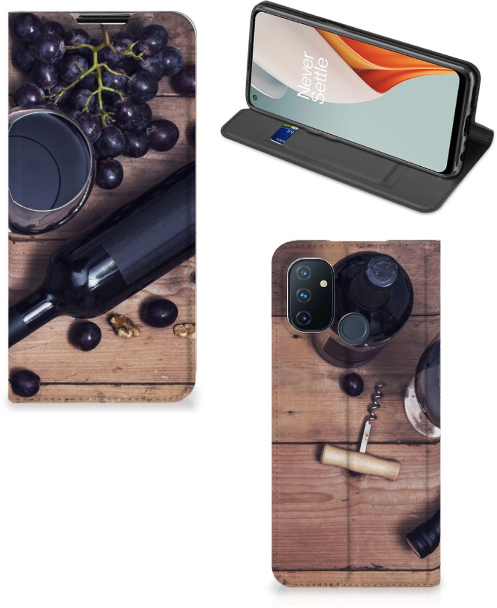 OnePlus Nord N100 Flip Style Cover Wijn