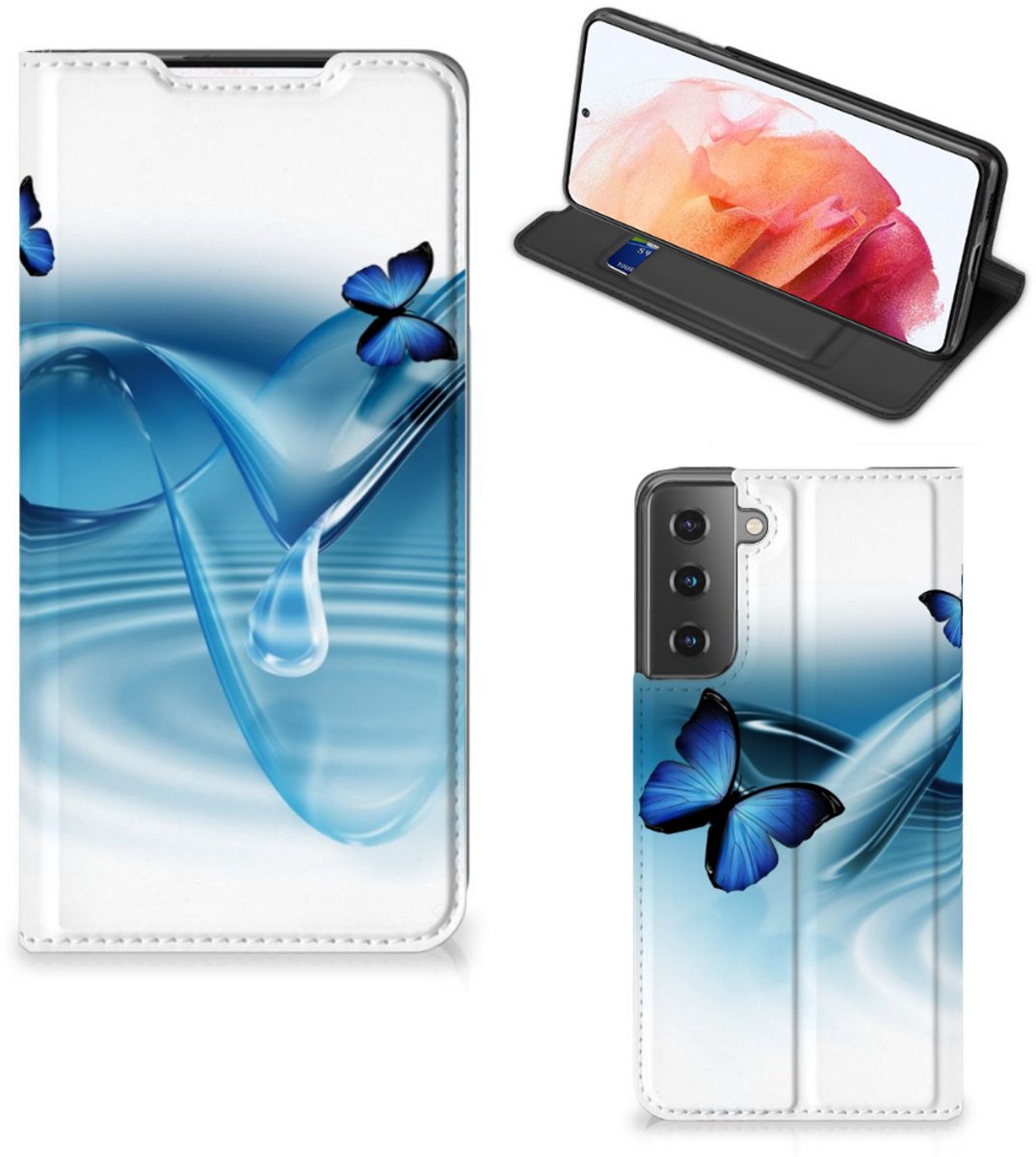 Samsung Galaxy S21 Hoesje maken Vlinders