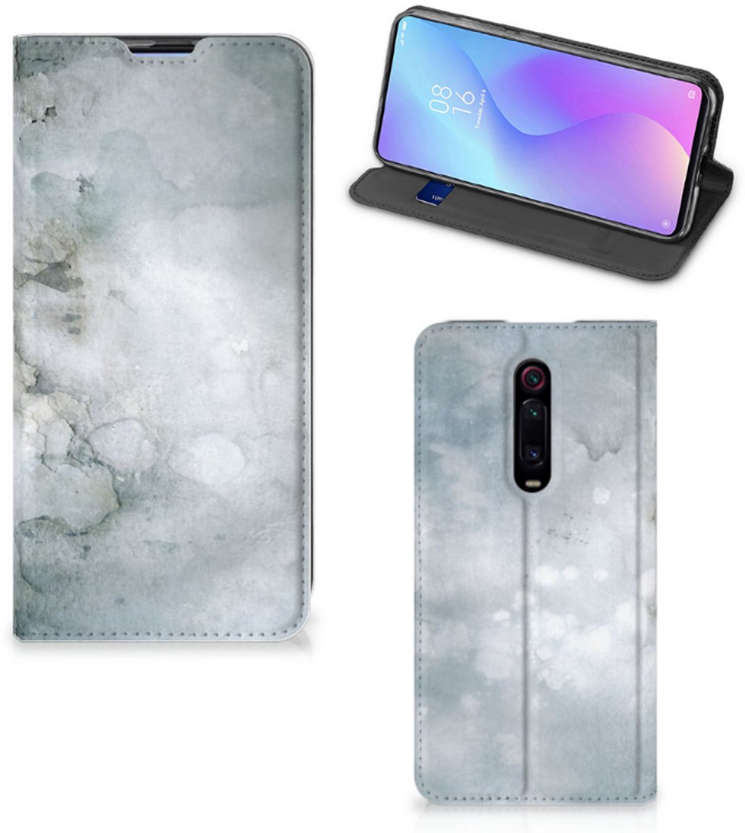 Bookcase Xiaomi Redmi K20 Pro Painting Grey