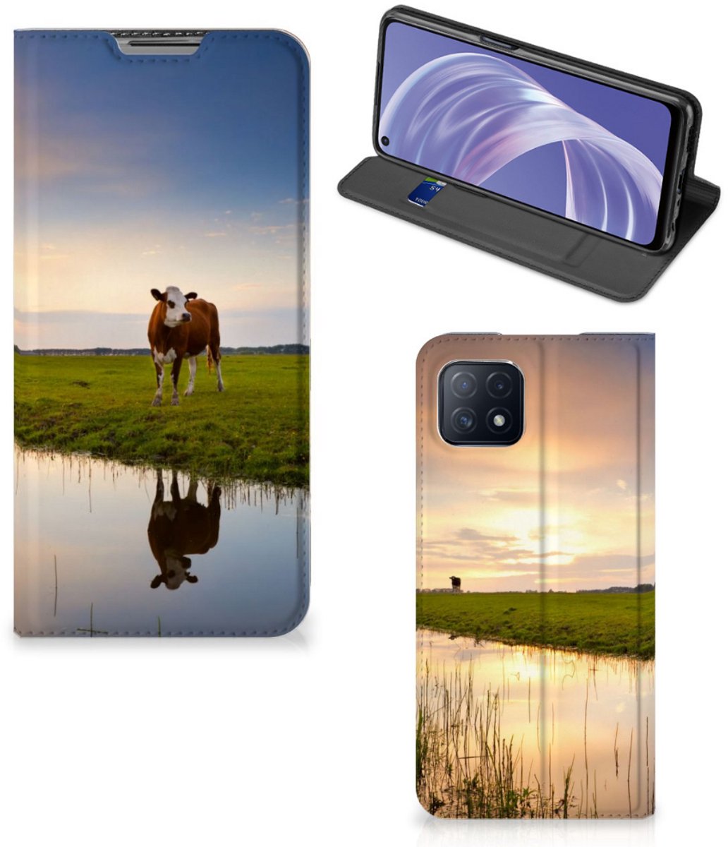 OPPO A73 5G Hoesje maken Koe