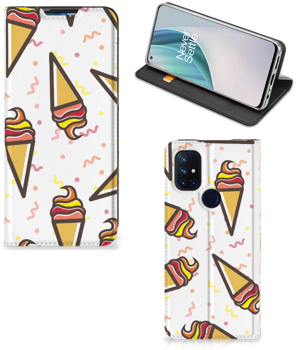 OnePlus Nord N10 5G Flip Style Cover Icecream