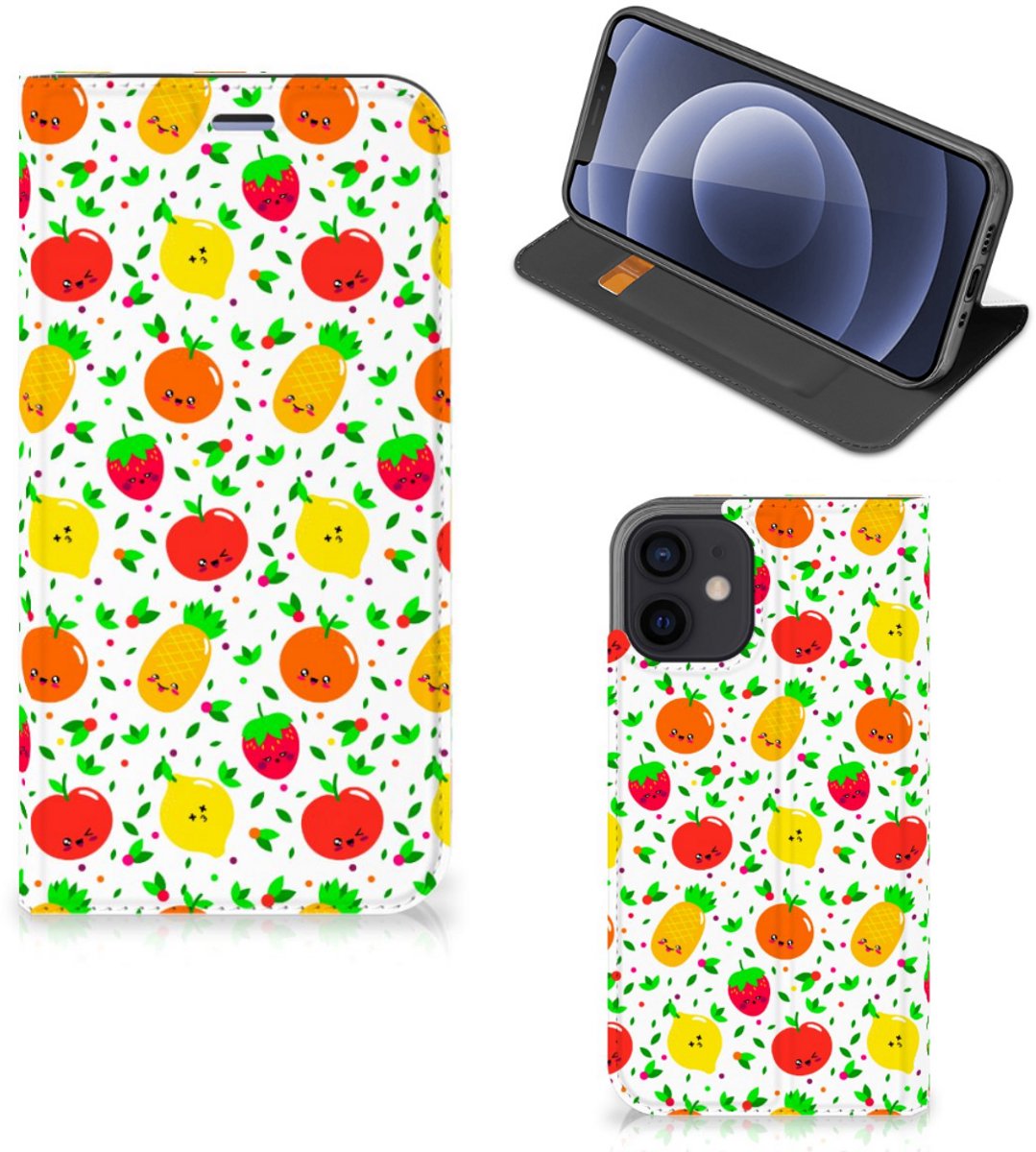 iPhone 12 Mini Flip Style Cover Fruits