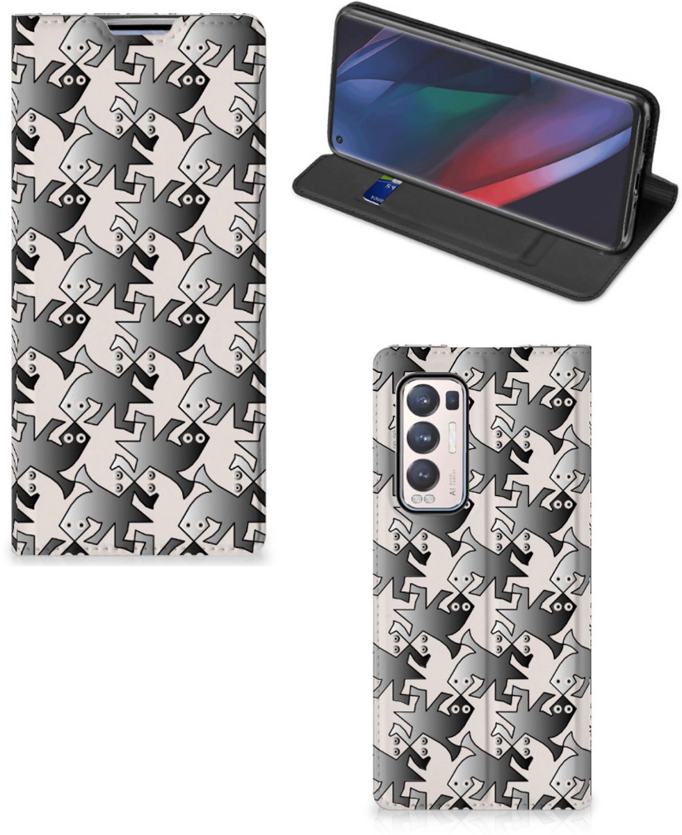 OPPO Find X3 Neo Hoesje maken Salamander Grey