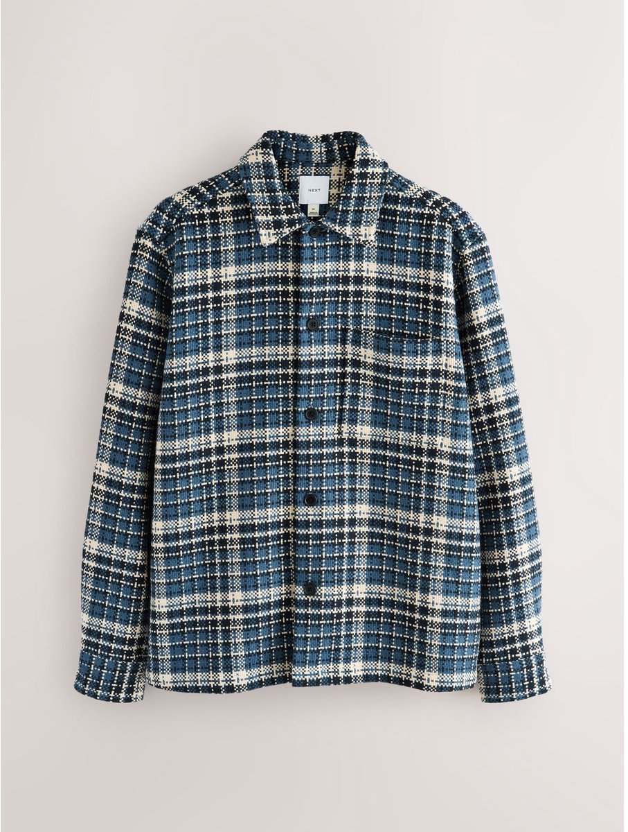 Next - Heren - Geruite vest - Blauw