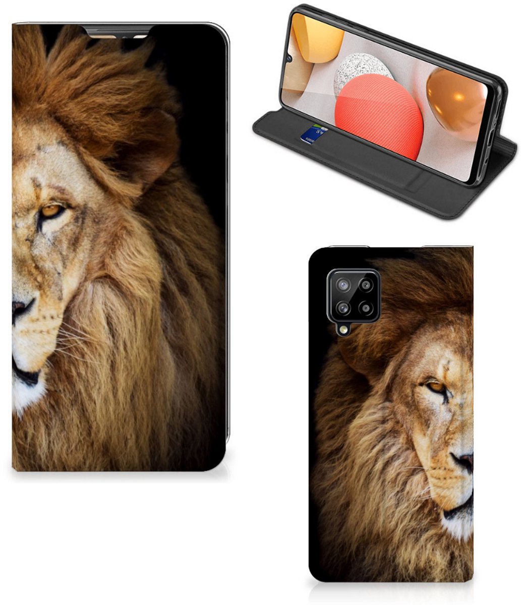 Samsung Galaxy A42 Hoesje maken Leeuw