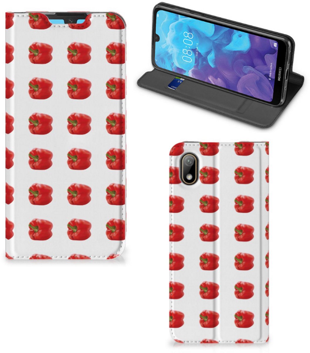 Huawei Y5 (2019) Flip Style Cover Paprika Red