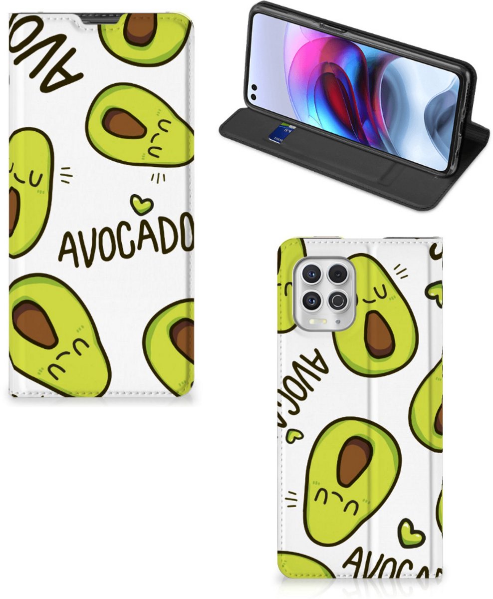 Motorola Moto G100 Magnet Case Avocado Singing