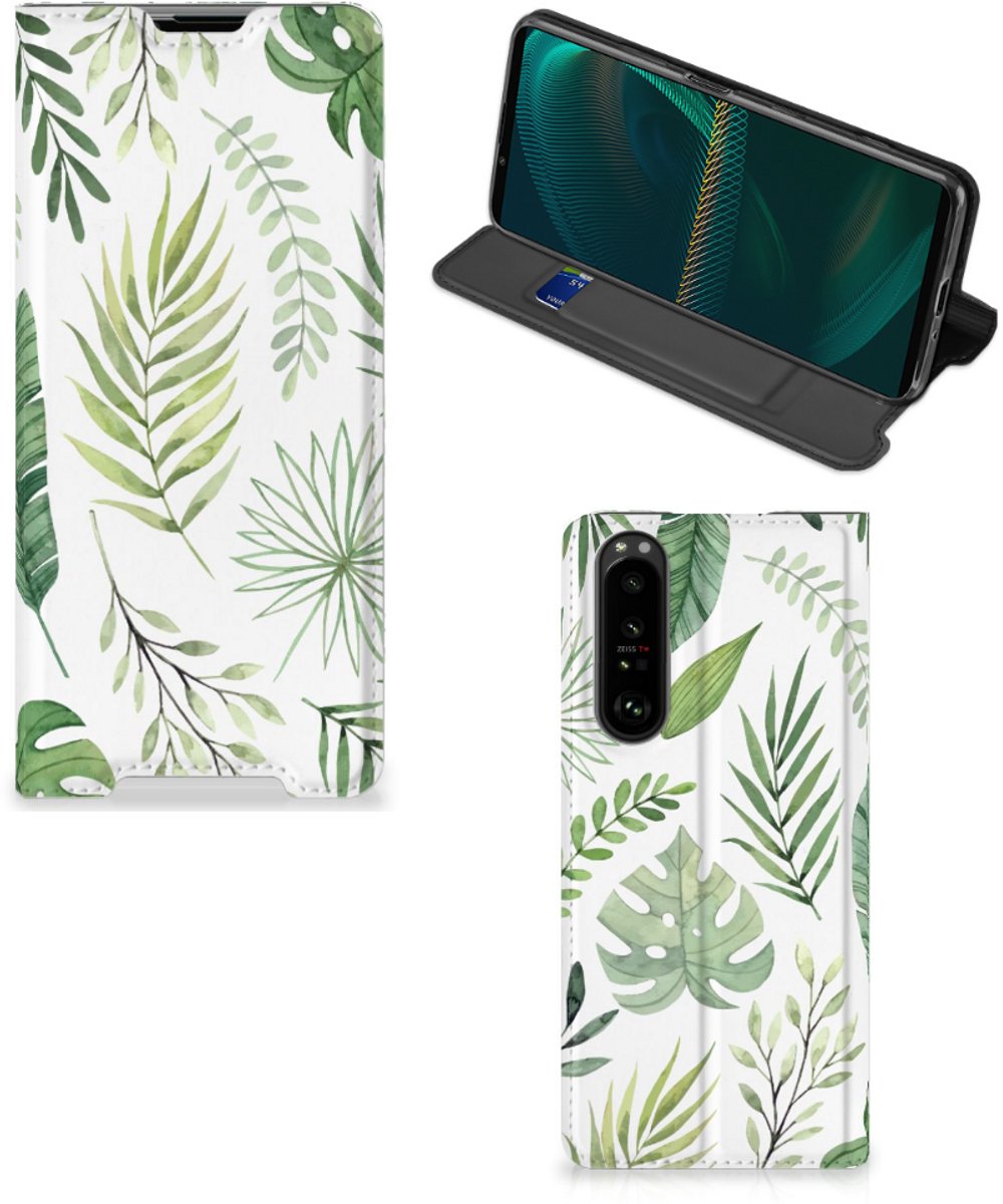 Sony Xperia 5 III Smart Cover Leaves