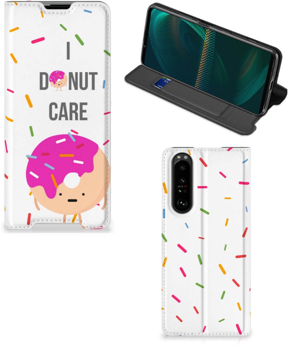 Sony Xperia 5 III Flip Style Cover Donut Roze